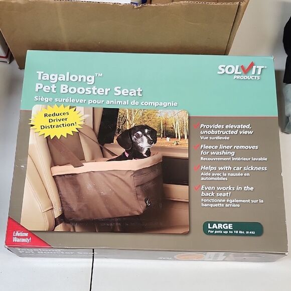 Tagalong Pet Booster Seat - Brown - Picture 1 of 2